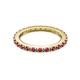 7 - Gracie 2.00 mm Ruby Eternity Band 