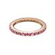 7 - Gracie 2.00 mm Pink Sapphire Eternity Band 