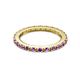 7 - Gracie 2.00 mm Amethyst Eternity Band 