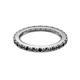 7 - Gracie 2.00 mm Black Diamond Eternity Band 