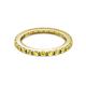 7 - Gracie 2.00 mm Yellow Sapphire Eternity Band 