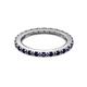 7 - Gracie 2.00 mm Blue Sapphire Eternity Band 