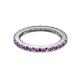 7 - Gracie 2.00 mm Amethyst Eternity Band 