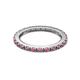 7 - Gracie 2.00 mm Rhodolite Garnet Eternity Band 