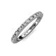 4 - Gracie 0.99 ctw Natural Diamond (2.30 mm) Women Eternity Band 