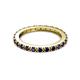 7 - Gracie 1.04 ctw Blue Sapphire (2.30 mm) Women Eternity Band 