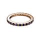 7 - Gracie 1.04 ctw Blue Sapphire (2.30 mm) Women Eternity Band 