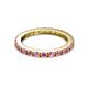 7 - Gracie 1.04 ctw Pink Sapphire (2.30 mm) Women Eternity Band 