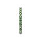 6 - Gracie 1.16 ctw Green Garnet (2.30 mm) Women Eternity Band 