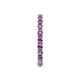 6 - Gracie 0.66 ctw Amethyst (2.30 mm) Women Eternity Band 