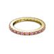 7 - Gracie 1.16 ctw Rhodolite Garnet (2.30 mm) Women Eternity Band 