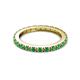 7 - Gracie 0.66 ctw Emerald (2.30 mm) Women Eternity Band 