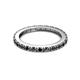 7 - Gracie 1.04 ctw Black Diamond (2.30 mm) Women Eternity Band 