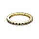 7 - Gracie 1.04 ctw Black Diamond (2.30 mm) Women Eternity Band 