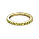 7 - Gracie 1.10 ctw Yellow Diamond (2.30 mm) Women Eternity Band 