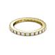 7 - Gracie 1.04 ctw White Sapphire (2.30 mm) Women Eternity Band 