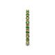 6 - Gracie 1.16 ctw Green Garnet (2.30 mm) Women Eternity Band 