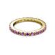 7 - Gracie 0.66 ctw Amethyst (2.30 mm) Women Eternity Band 