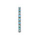 6 - Gracie 0.99 ctw Blue Topaz (2.30 mm) Women Eternity Band 