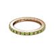 7 - Gracie 1.10 ctw Peridot (2.30 mm) Women Eternity Band 