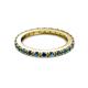 7 - Gracie 1.10 ctw Blue Diamond (2.30 mm) Women Eternity Band 