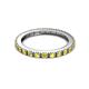 7 - Gracie 1.10 ctw Yellow Sapphire (2.30 mm) Women Eternity Band 