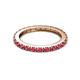 7 - Gracie 1.10 ctw Ruby (2.30 mm) Women Eternity Band 