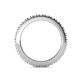 5 - Gracie 1.04 ctw White Sapphire (2.30 mm) Women Eternity Band 