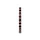 6 - Gracie 1.16 ctw Red Garnet (2.30 mm) Women Eternity Band 