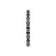 6 - Gracie 1.04 ctw Black Diamond (2.30 mm) Women Eternity Band 