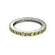 7 - Gracie 1.10 ctw Yellow Diamond (2.30 mm) Women Eternity Band 