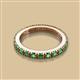 2 - Gracie 1.68 ctw Green Garnet (2.70 mm) Women Eternity Band 