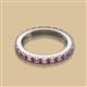 2 - Gracie 1.10 ctw Pink Tourmaline (2.70 mm) Women Eternity Band 