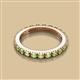 2 - Gracie 1.68 ctw Peridot (2.70 mm) Women Eternity Band 