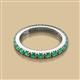 2 - Gracie 1.10 ctw Emerald (2.70 mm) Women Eternity Band 