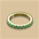 2 - Gracie 1.10 ctw Emerald (2.70 mm) Women Eternity Band 