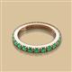 2 - Gracie 1.10 ctw Emerald (2.70 mm) Women Eternity Band 