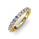 3 - Gracie 1.50 ctw Tanzanite (2.70 mm) Women Eternity Band 