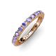 3 - Gracie 1.50 ctw Tanzanite (2.70 mm) Women Eternity Band 