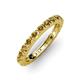 3 - Gracie 1.10 ctw Citrine (2.70 mm) Women Eternity Band 