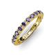 3 - Gracie 1.10 ctw Iolite (2.70 mm) Women Eternity Band 