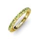 3 - Gracie 1.68 ctw Peridot (2.70 mm) Women Eternity Band 