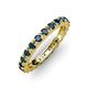 3 - Gracie 1.40 ctw Blue Diamond (2.70 mm) Women Eternity Band 