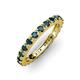 3 - Gracie 1.40 ctw London Blue Topaz (2.70 mm) Women Eternity Band 