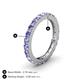 4 - Gracie 1.50 ctw Tanzanite (2.70 mm) Women Eternity Band 