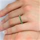 5 - Gracie 1.68 ctw Green Garnet (2.70 mm) Women Eternity Band 