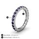 4 - Gracie 1.50 ctw Blue Sapphire (2.70 mm) Women Eternity Band 