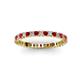 2 - Allie 2.00 mm Ruby and Diamond Eternity Band 