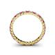 4 - Allie 2.50 mm Ruby and Diamond Eternity Band 