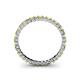 4 - Allie 2.00 mm Yellow Sapphire and Diamond Eternity Band 